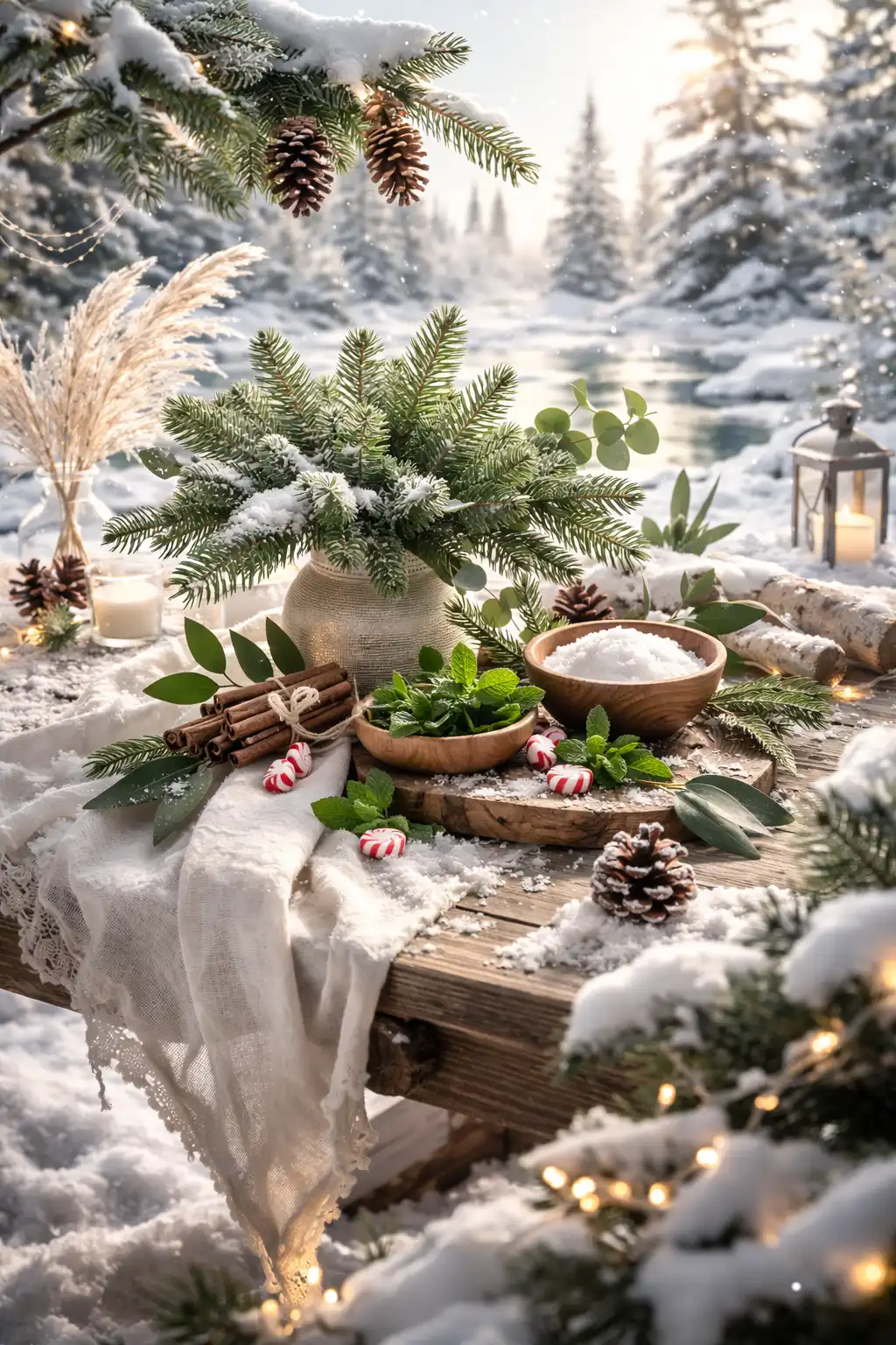 White Christmas Liquid Soap